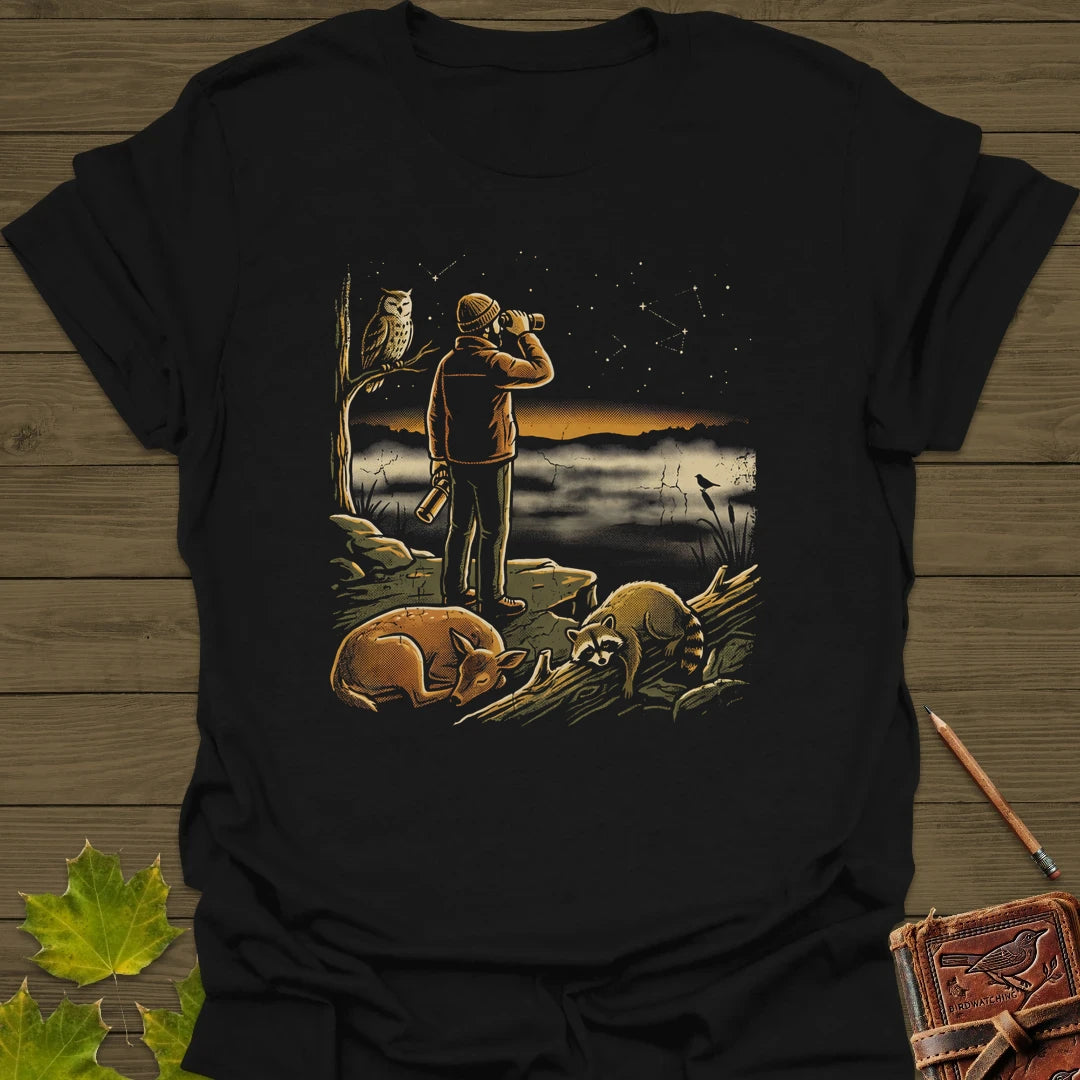 Dawn Birding T-Shirt Black