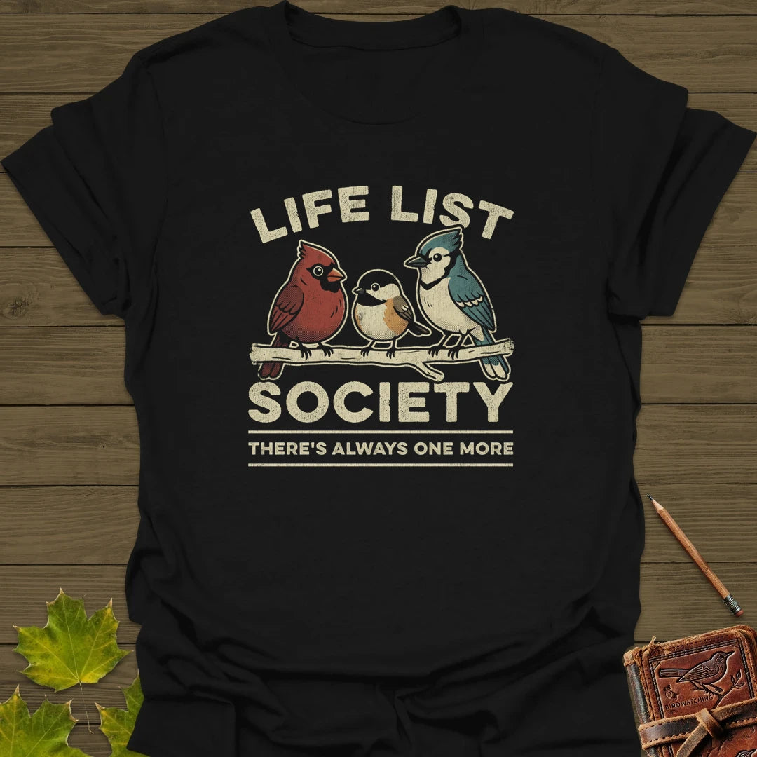 Life List Society T-Shirt Black