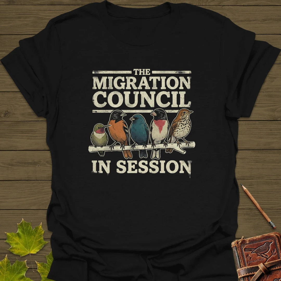 Council Meeting T-Shirt Black