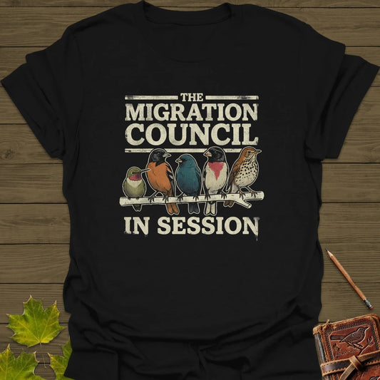 Council Meeting T-Shirt Black