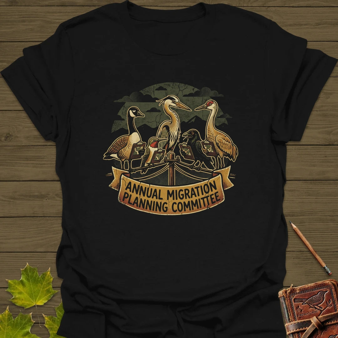 Migration Committee T-Shirt Black