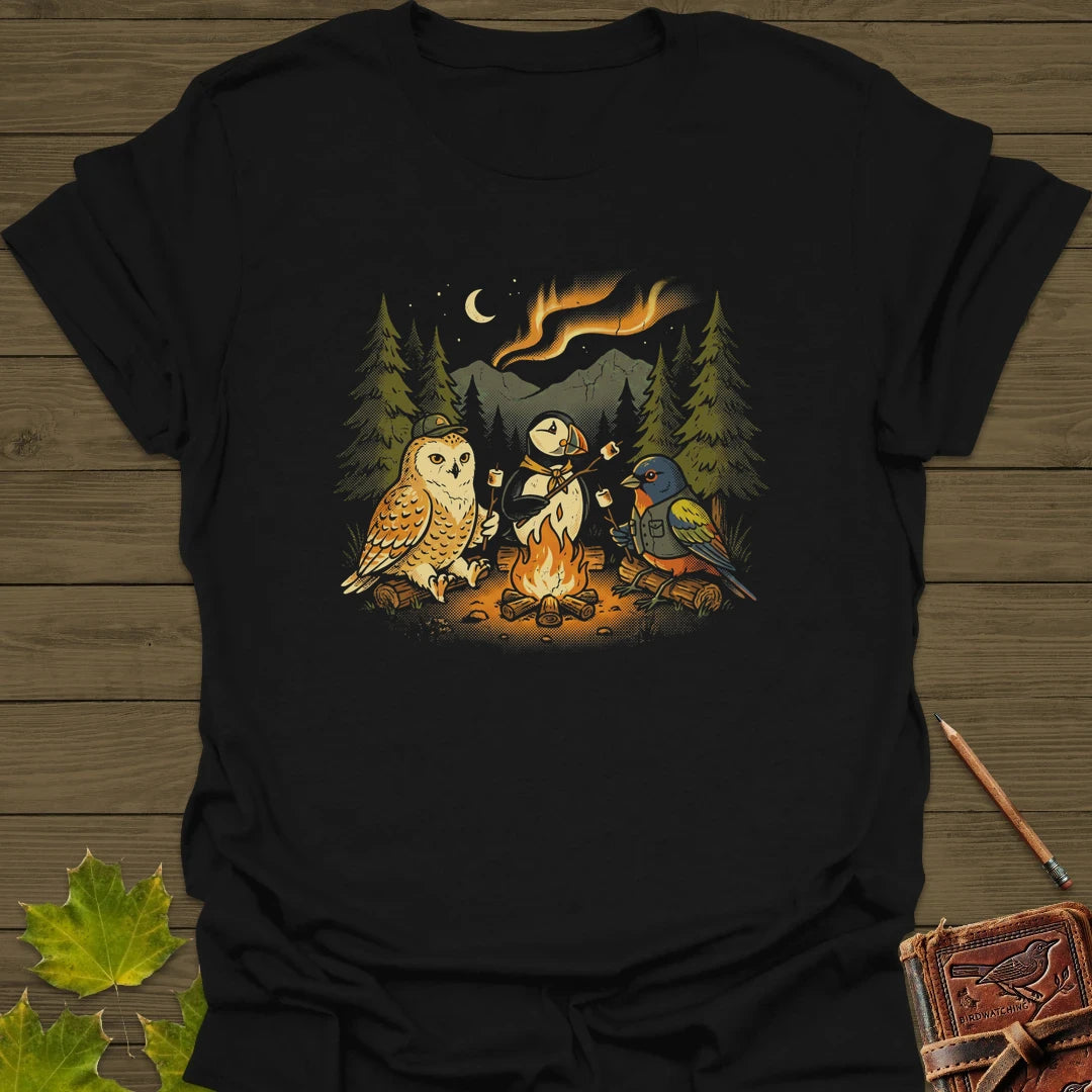 Life List Camping T-Shirt Black