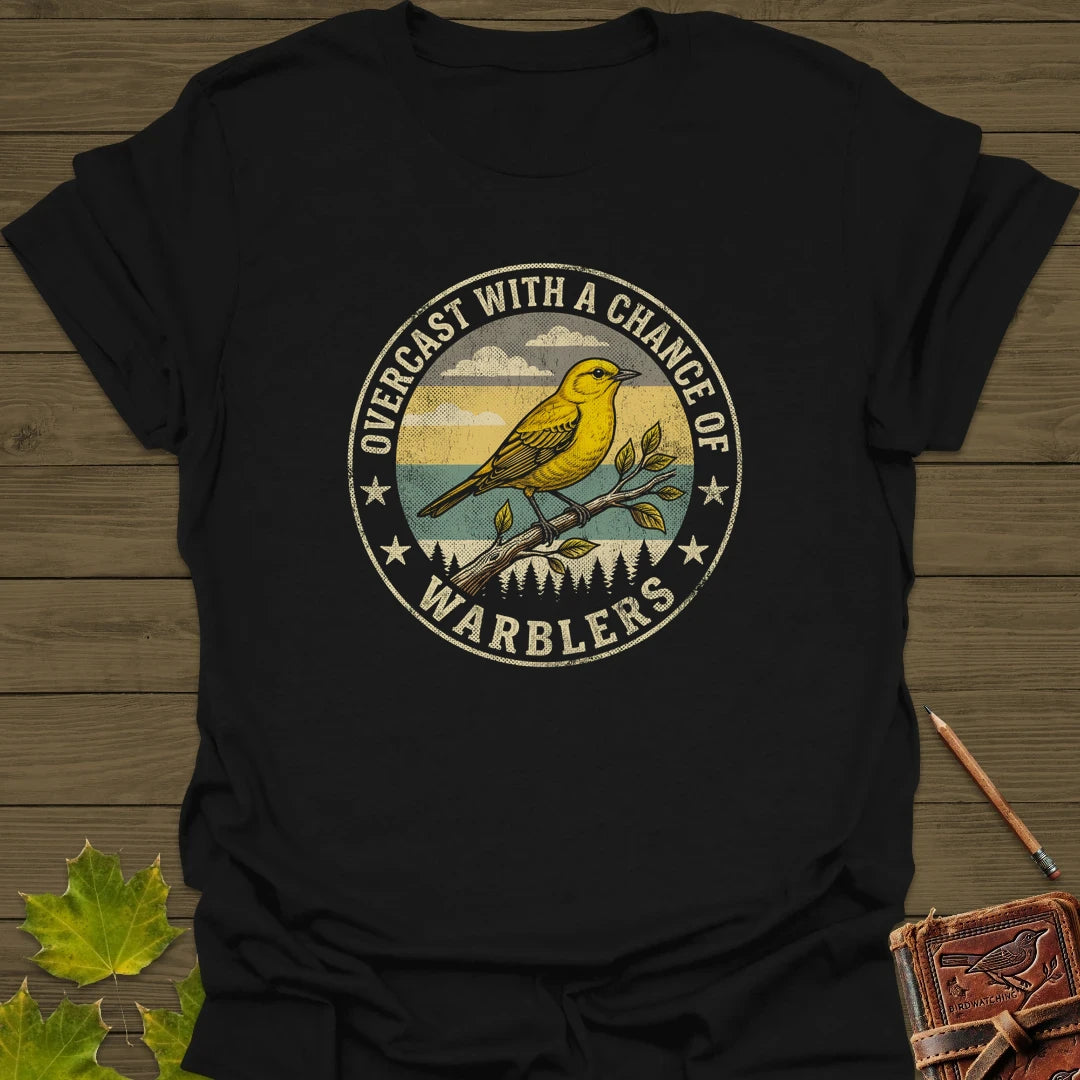 Chance Of Warblers T-Shirt Black