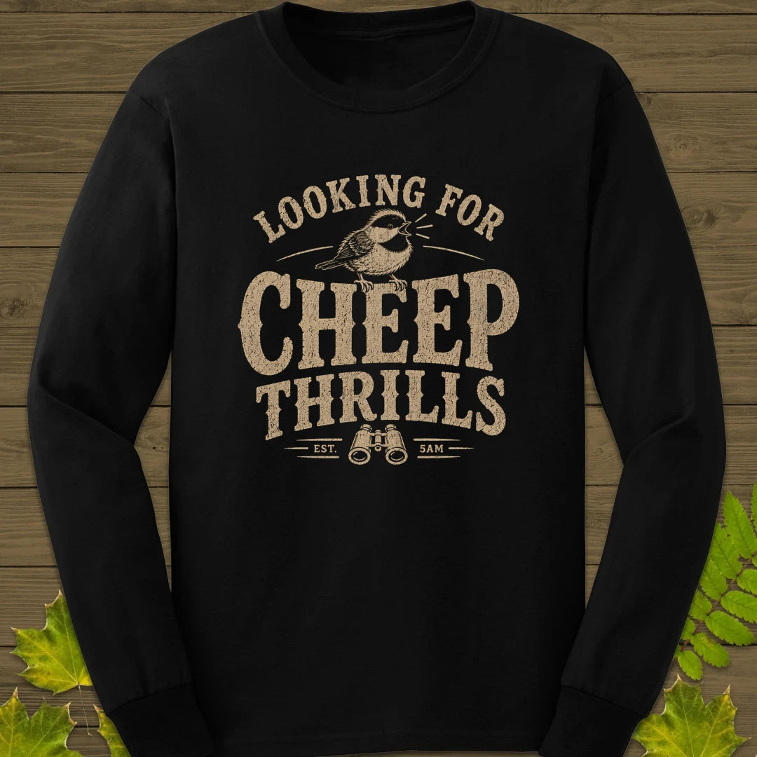 Cheep Thrills Long Sleeve Black