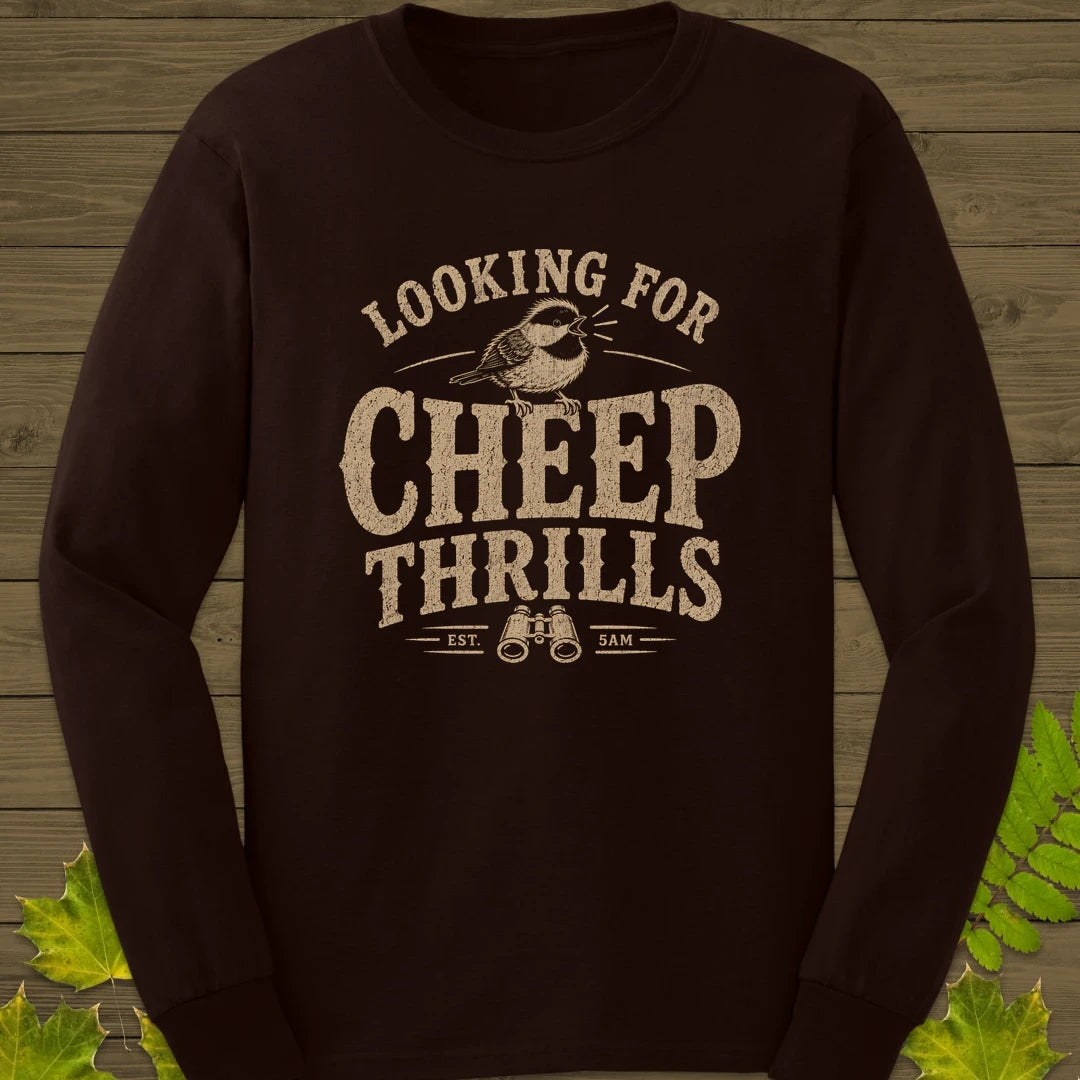 Cheep Thrills Long Sleeve Dark Chocolate
