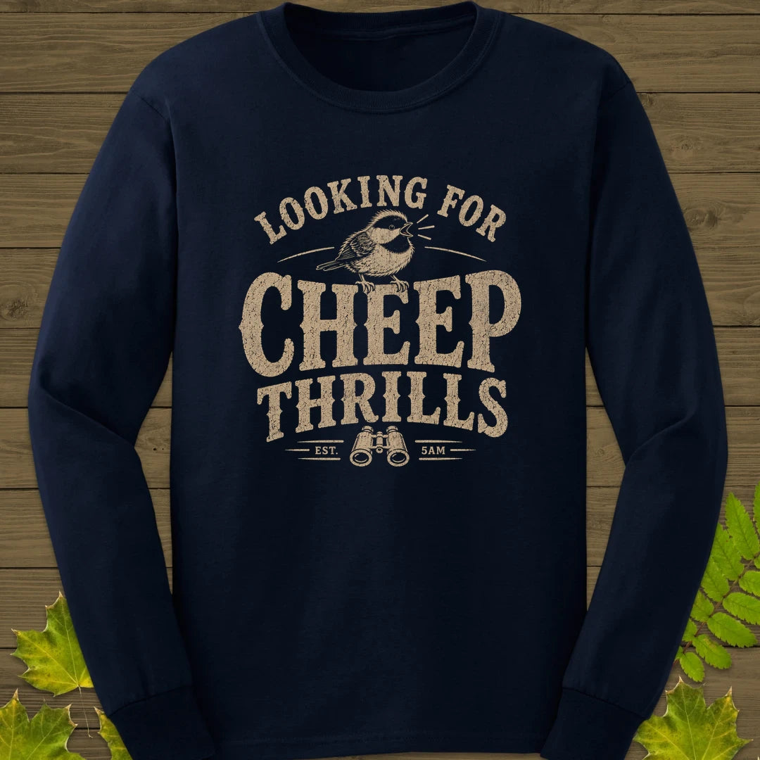 Cheep Thrills Long Sleeve Navy