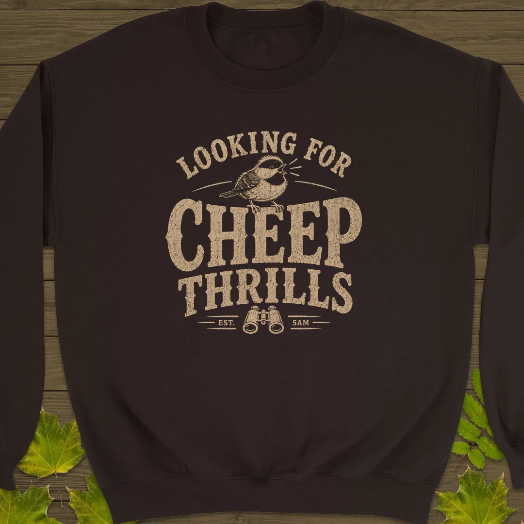 Cheep Thrills Sweatshirt Dark Chocolate