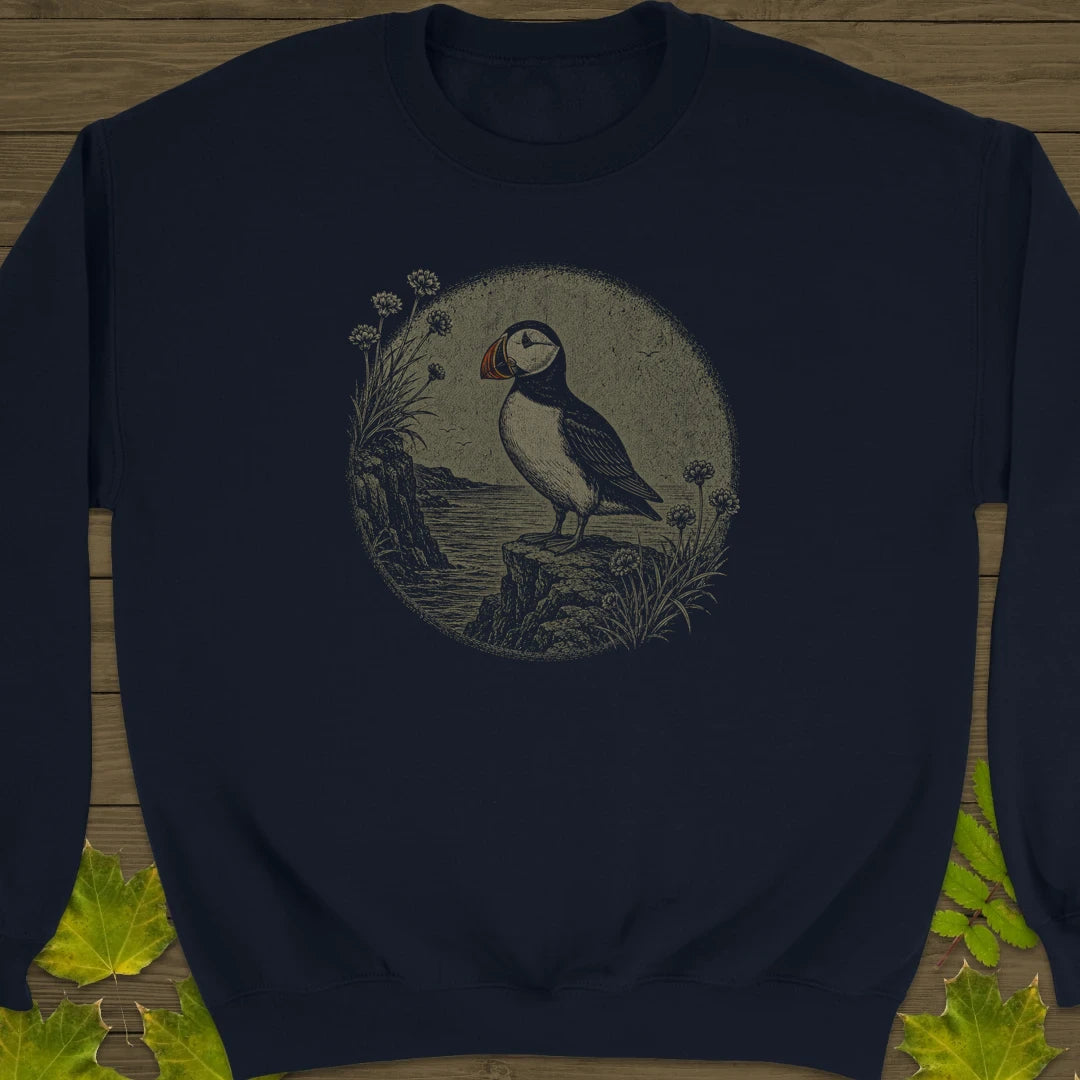 Cliff Puffin Sweatshirt Navy