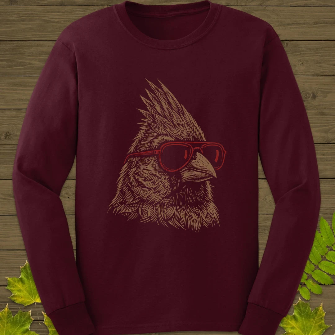 Cool Cardinal Long Sleeve Maroon