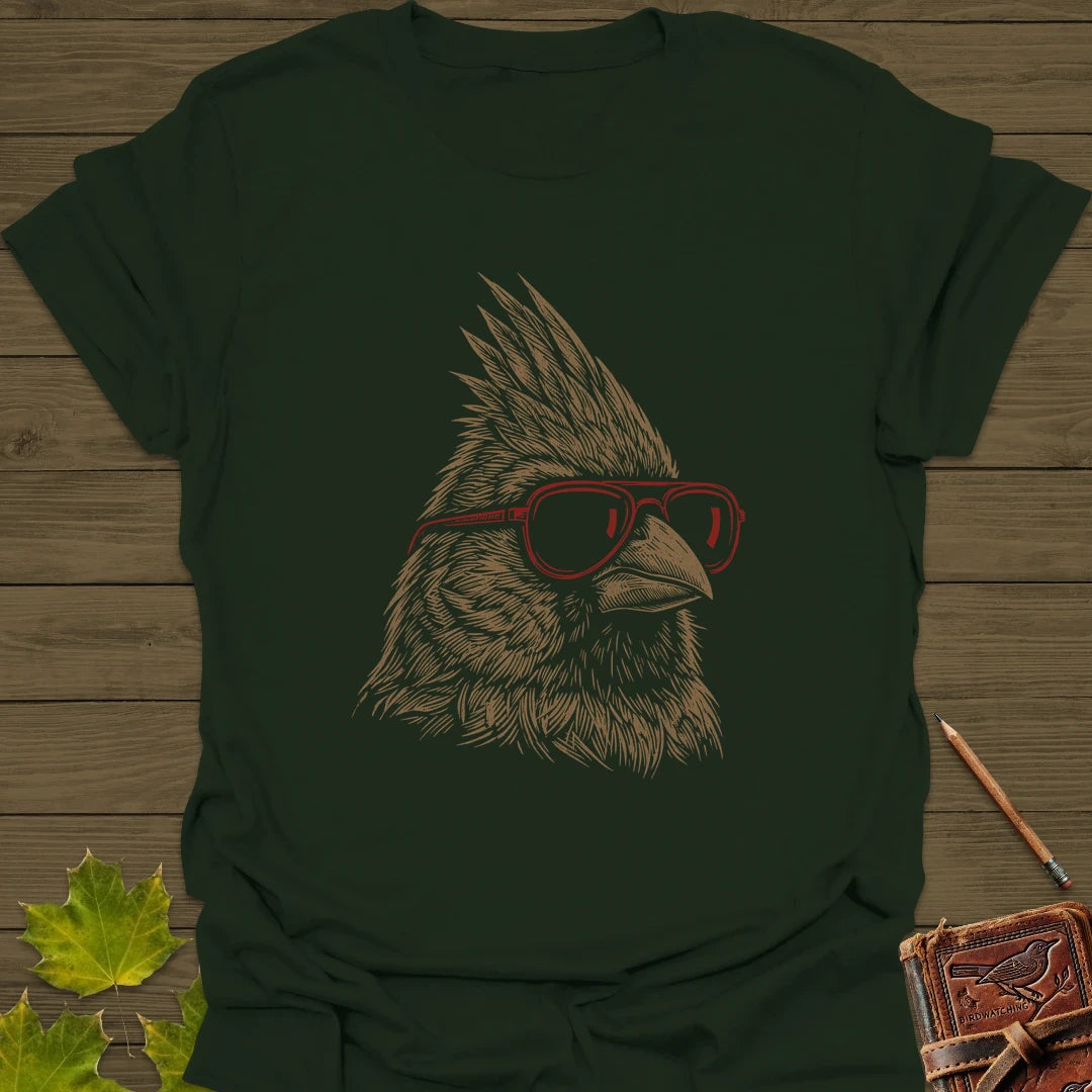 Cool Cardinal T-Shirt Forest Green