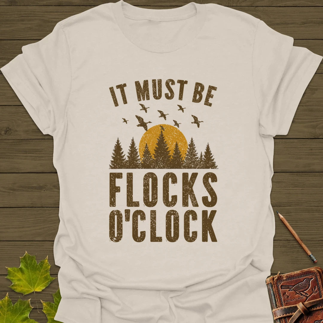 Flocks O'Clock T-Shirt Natural