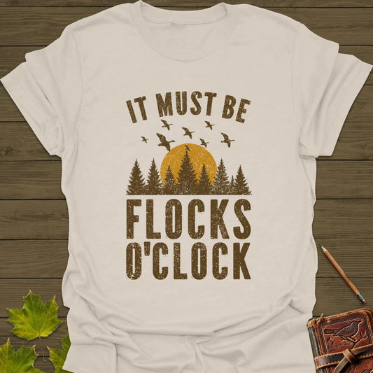 Flocks O'Clock T-Shirt Natural