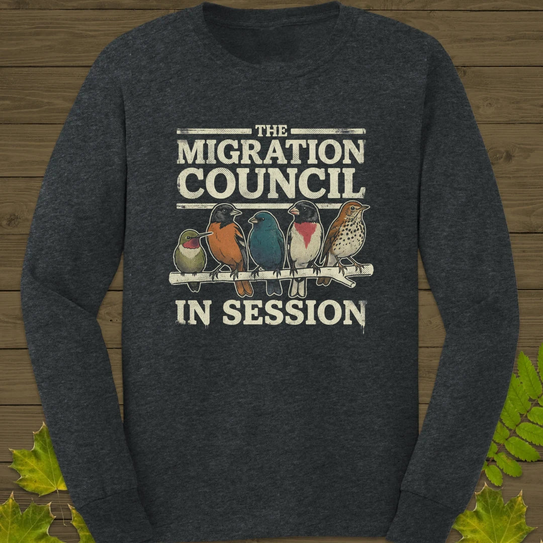 Council Meeting Long Sleeve Dark Heather
