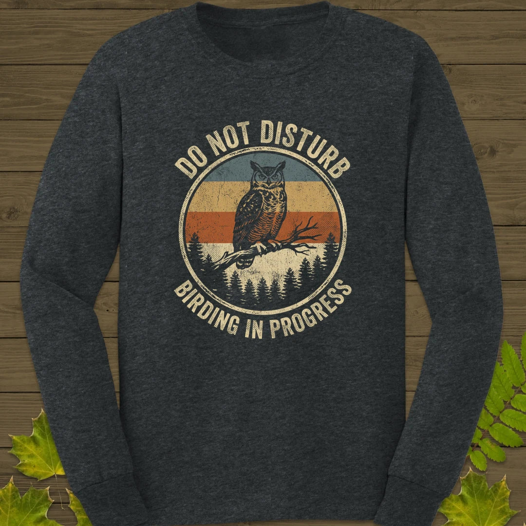 Do Not Disturb Long Sleeve Dark Heather