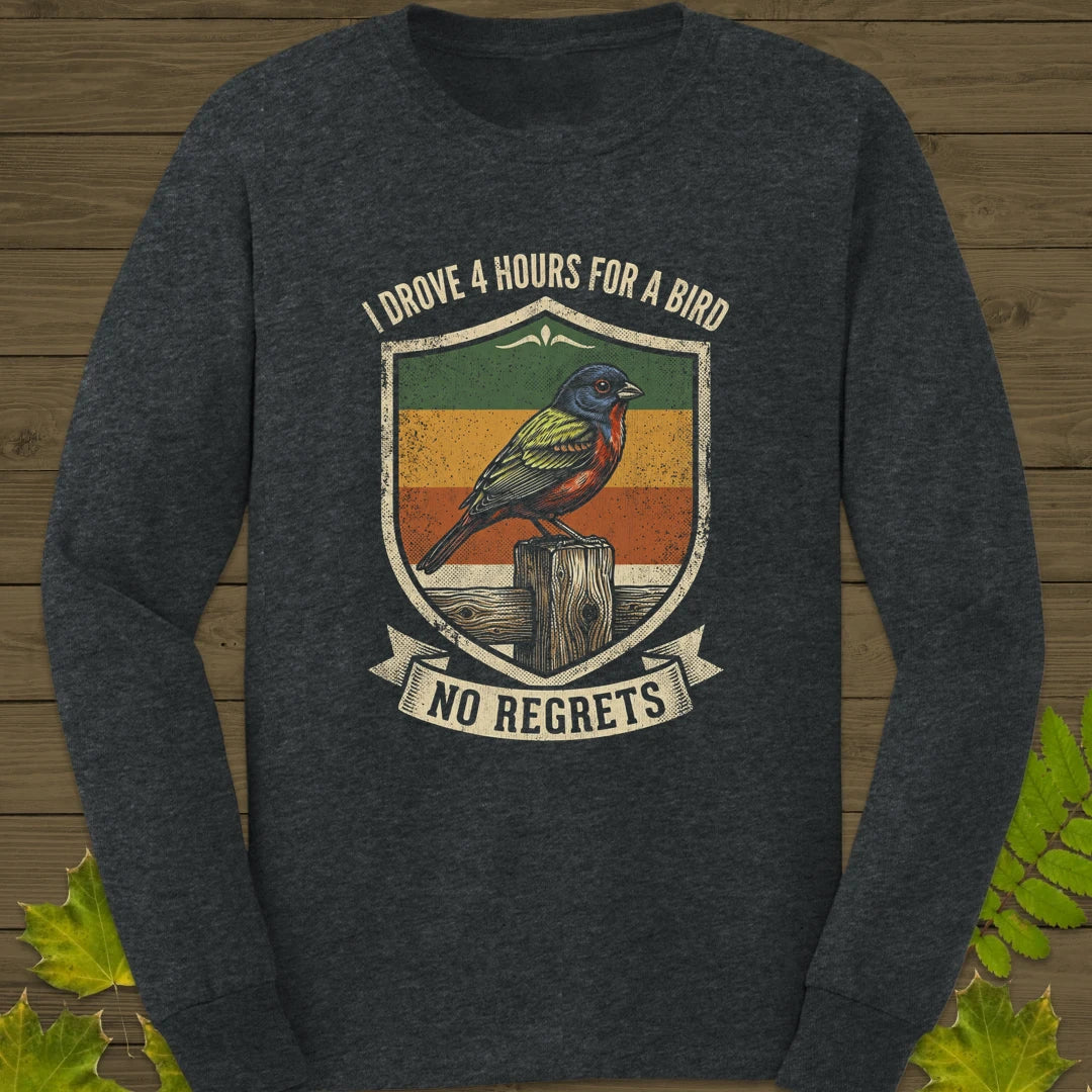 No Regrets Long Sleeve Dark Heather