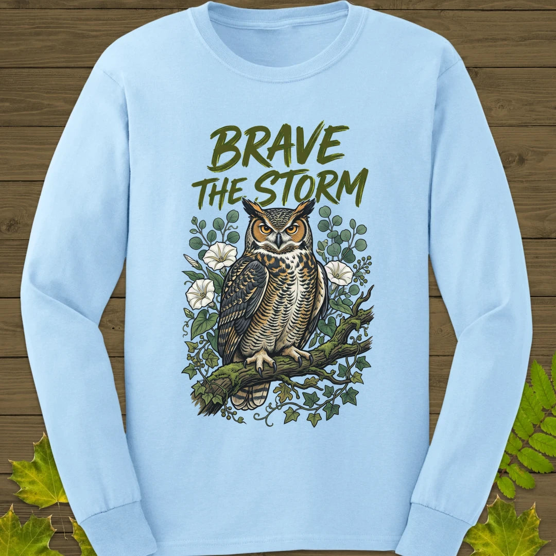 Brave The Storm Long Sleeve Light Blue
