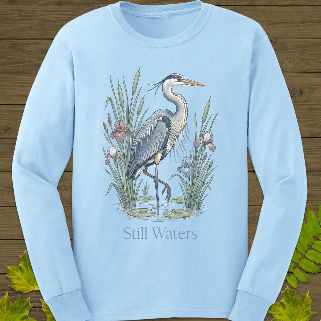 Still Waters Long Sleeve Light Blue