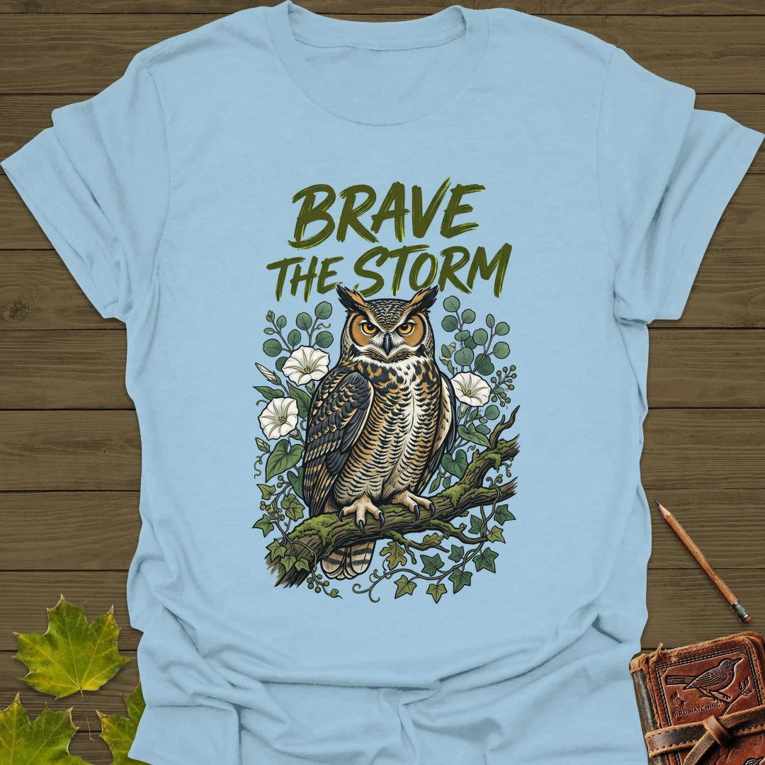 Brave The Storm T-Shirt Light Blue