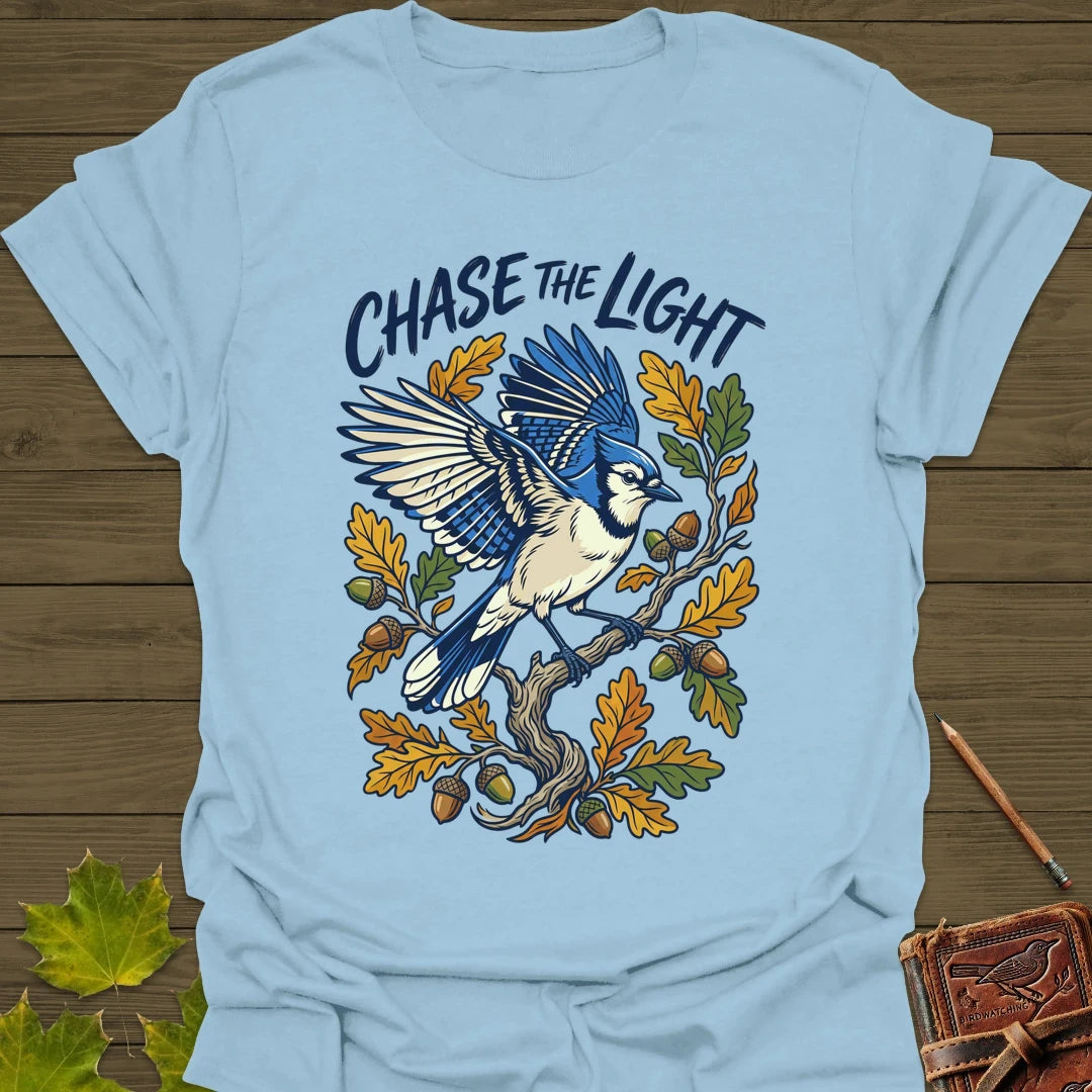 Chase The Light T-Shirt Light Blue