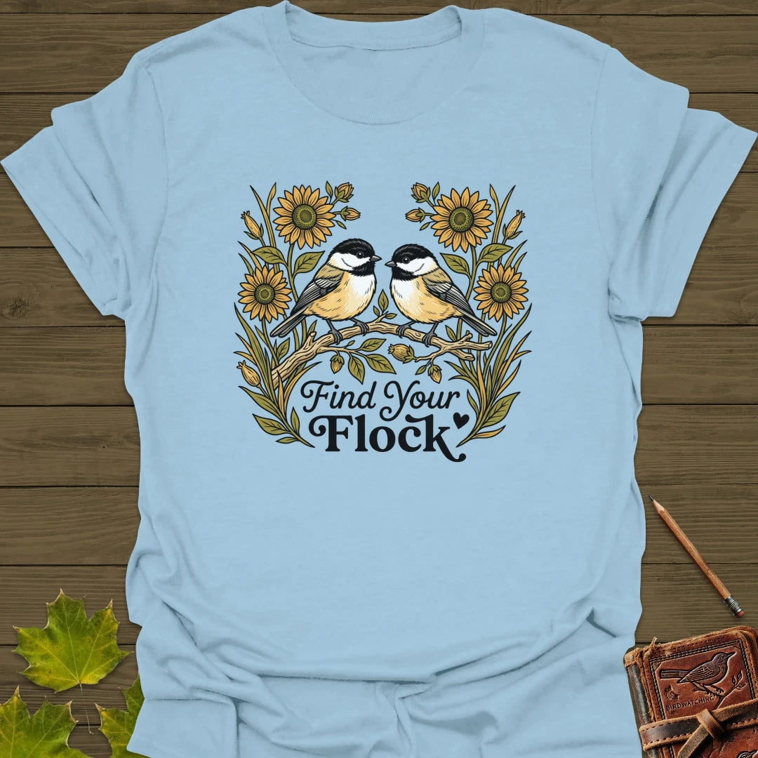 Find Your Flock T-Shirt Light Blue