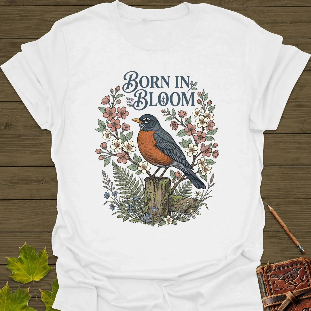 Born In Bloom T-Shirt White