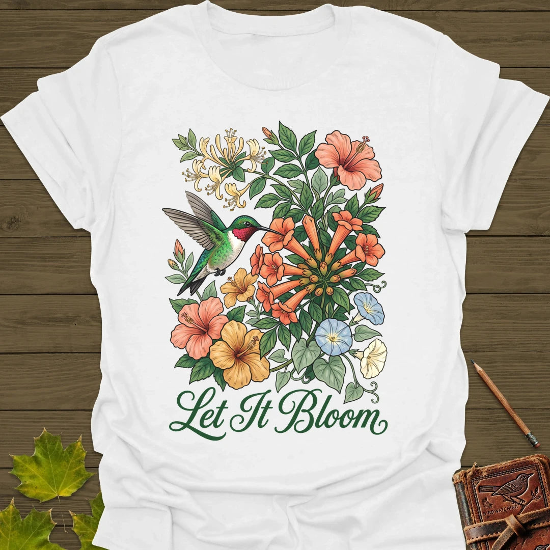 Let It Bloom T-Shirt White