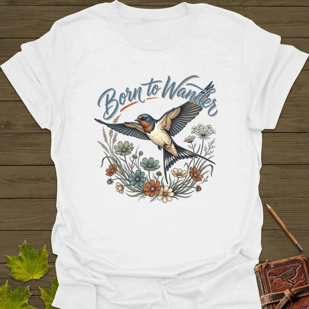 Born To Wander T-Shirt White
