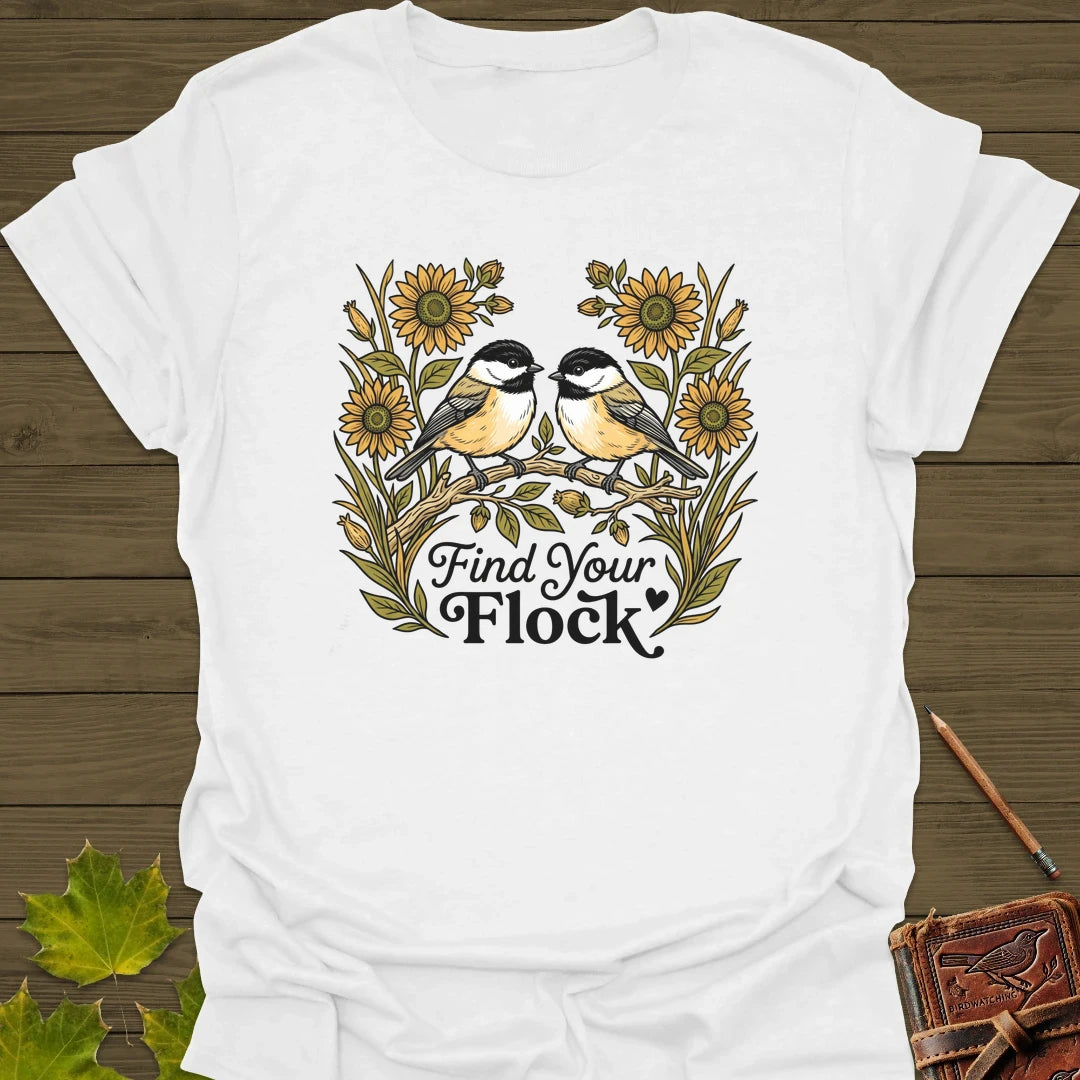 Find Your Flock T-Shirt White