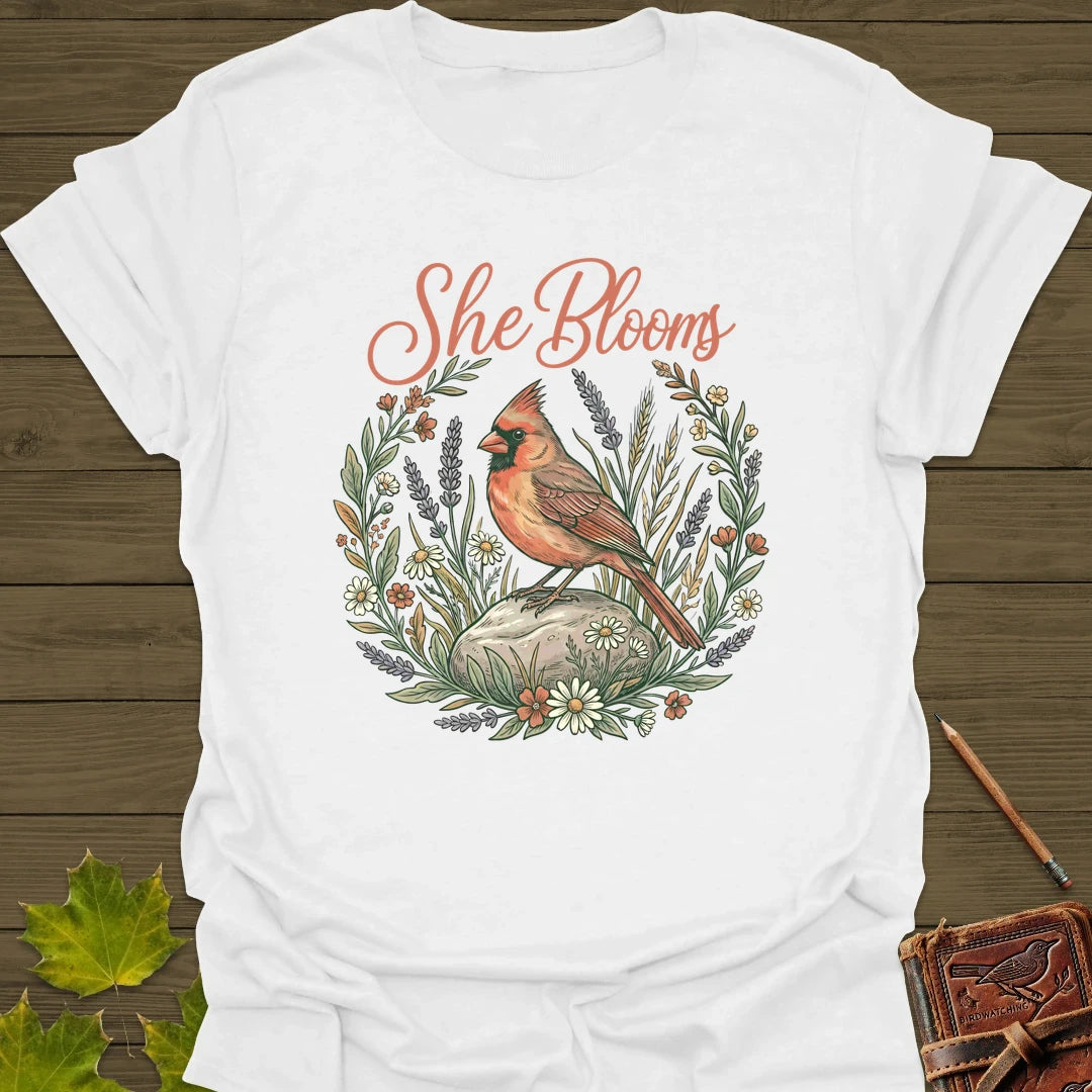 She Blooms T-Shirt White