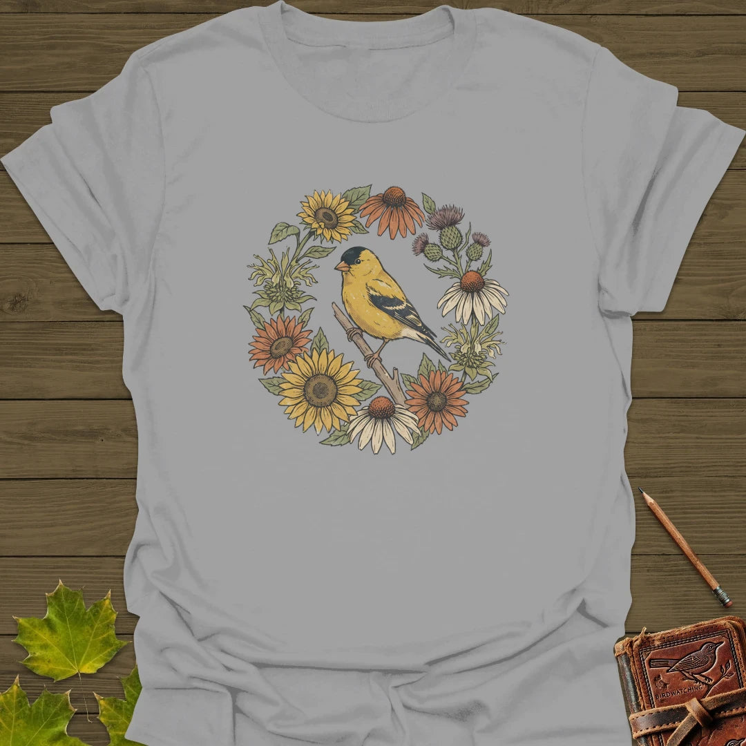 Golden Perch T-Shirt Ice Grey