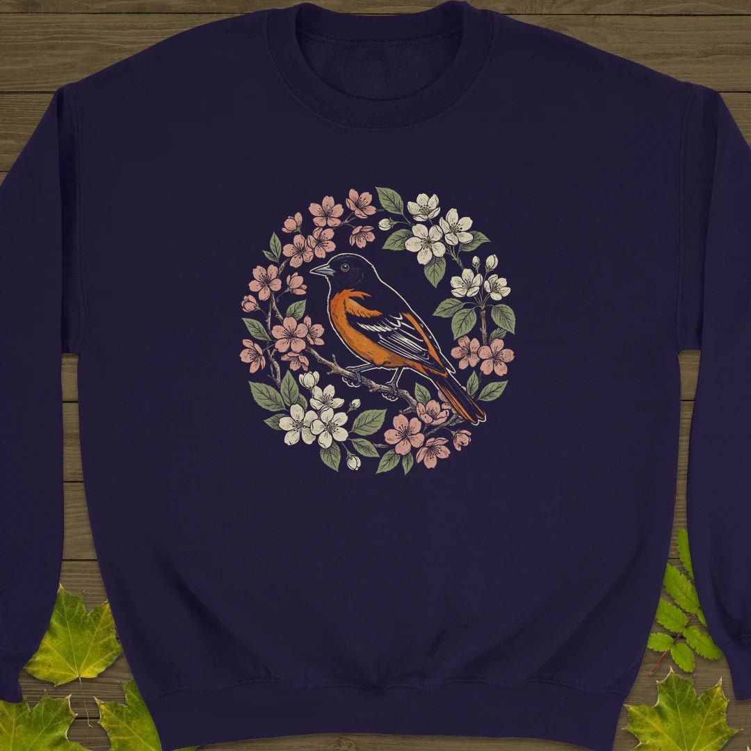Baltimore Bloom Sweatshirt Purple
