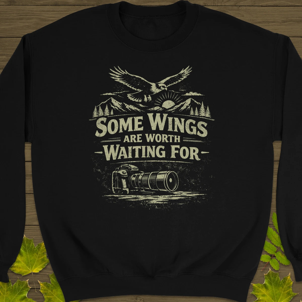 Some Wings Sweatshirt Black