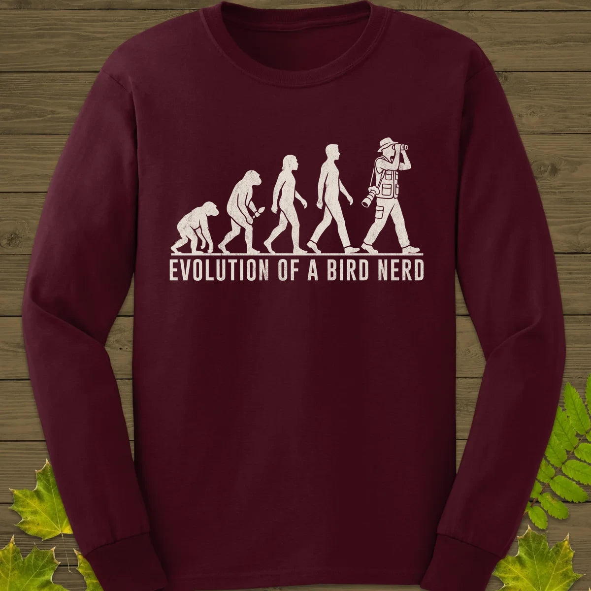 Evolution (Male) Long Sleeve Maroon