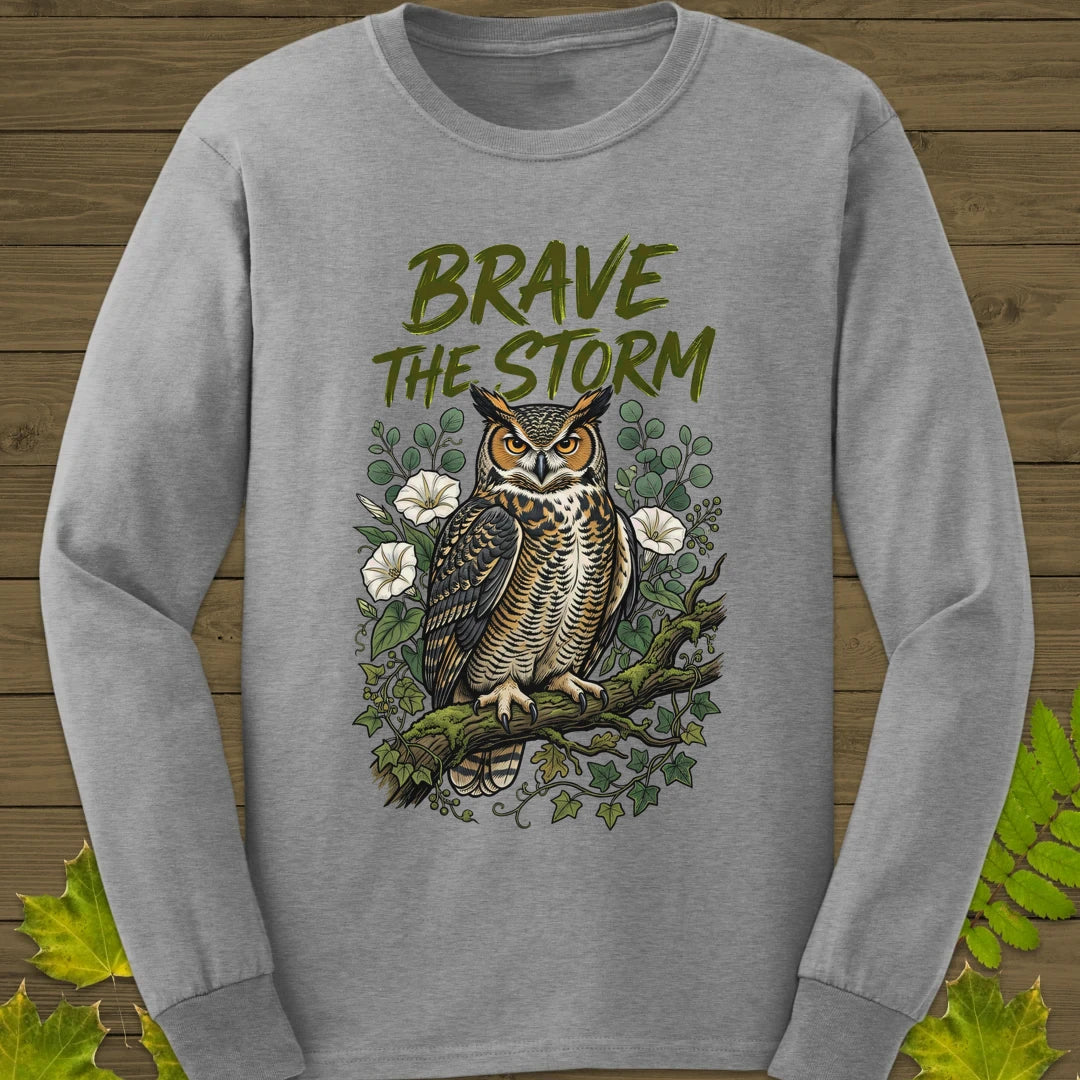 Brave The Storm Long Sleeve Sport Grey