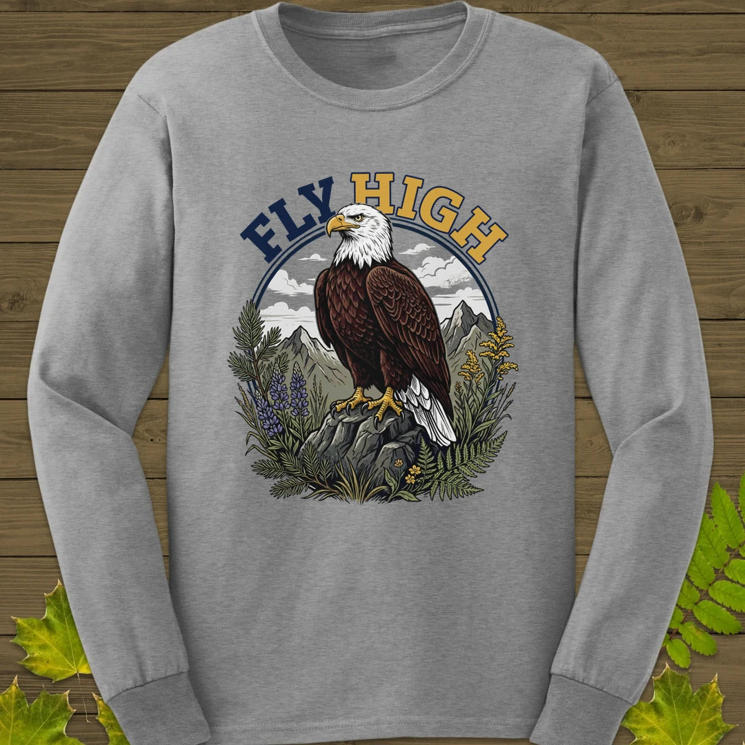Fly High Long Sleeve Sport Grey