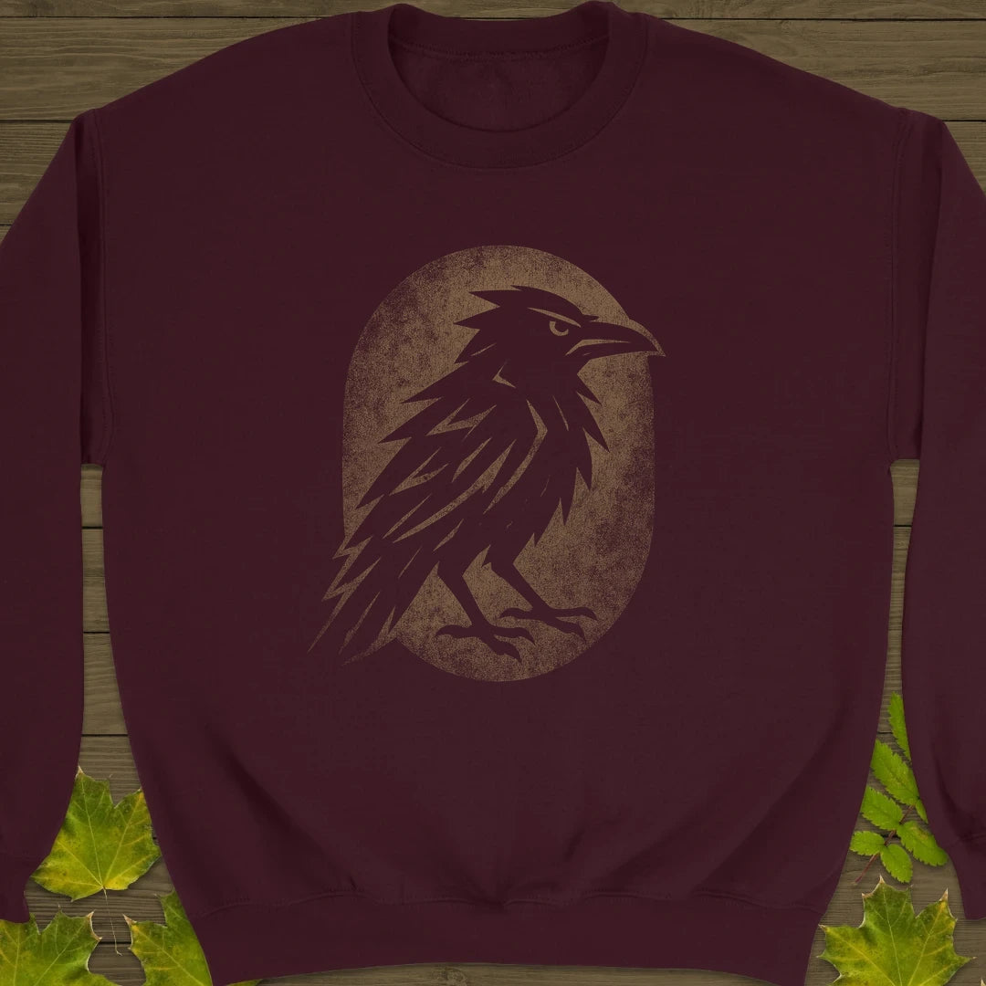 Midnight Raven Sweatshirt Maroon