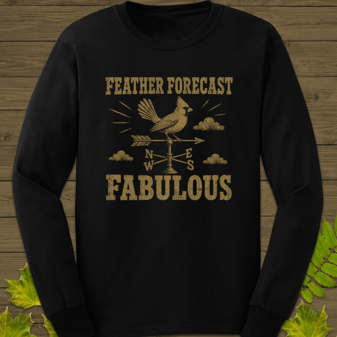 Feather Forecast Long Sleeve Black