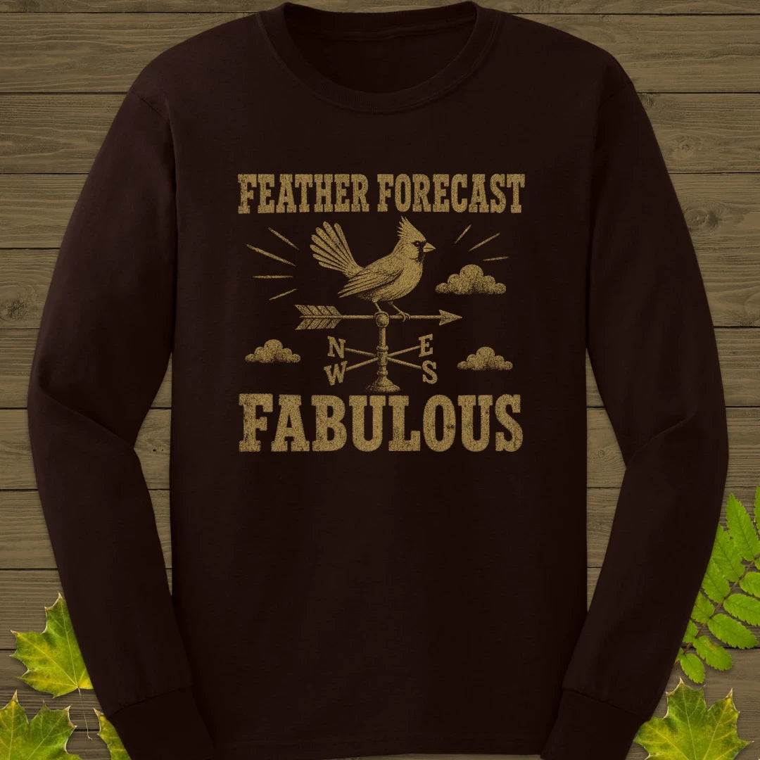Feather Forecast Long Sleeve Dark Chocolate