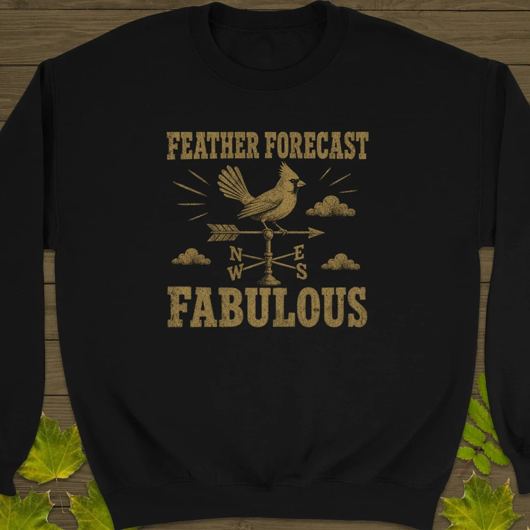 Feather Forecast Sweatshirt Black