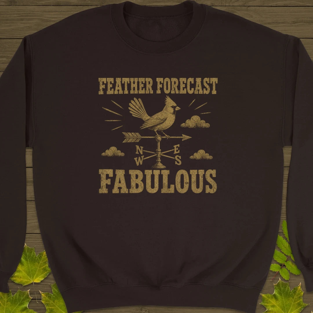 Feather Forecast Sweatshirt Dark Chocolate