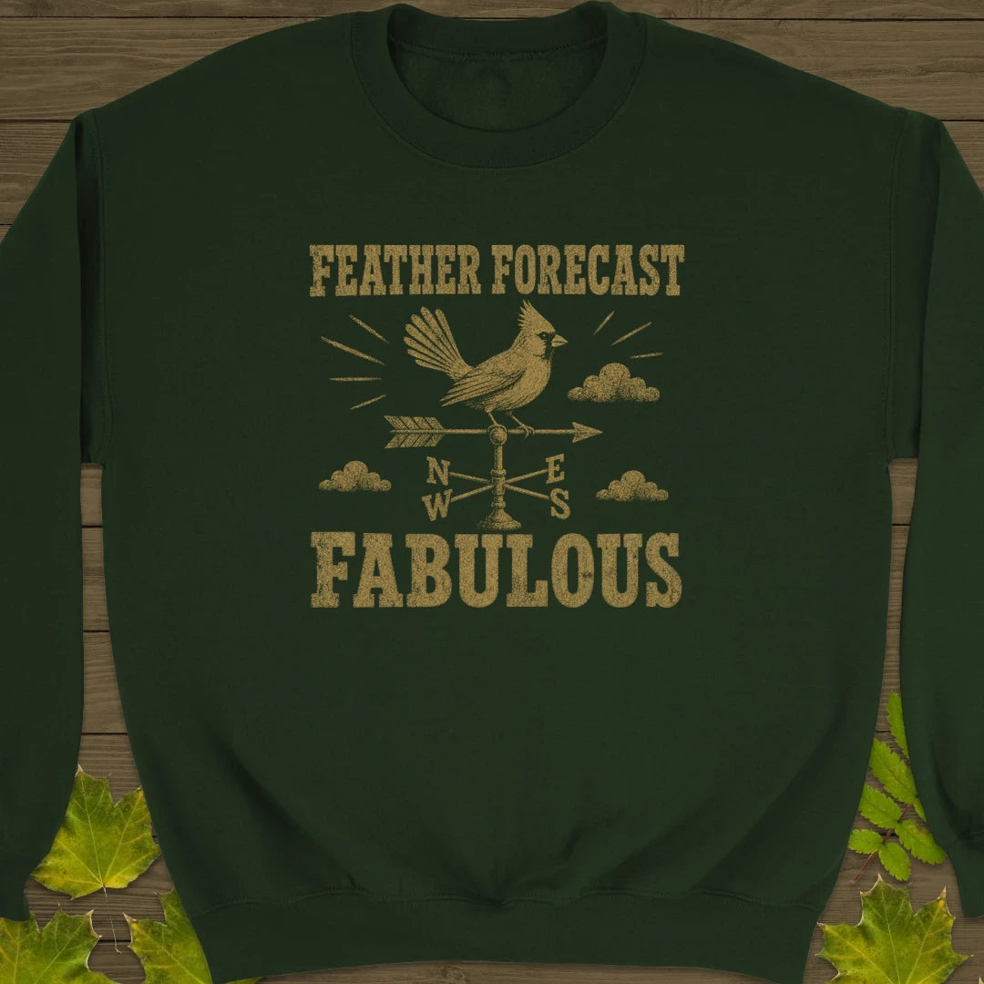 Feather Forecast Sweatshirt Forest Green