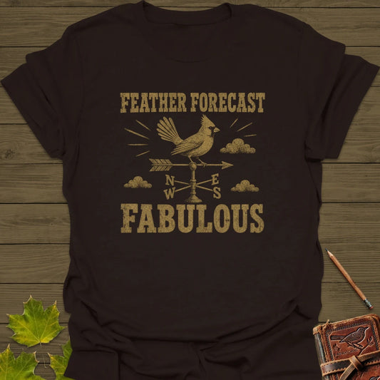 Feather Forecast T-Shirt Dark Chocolate