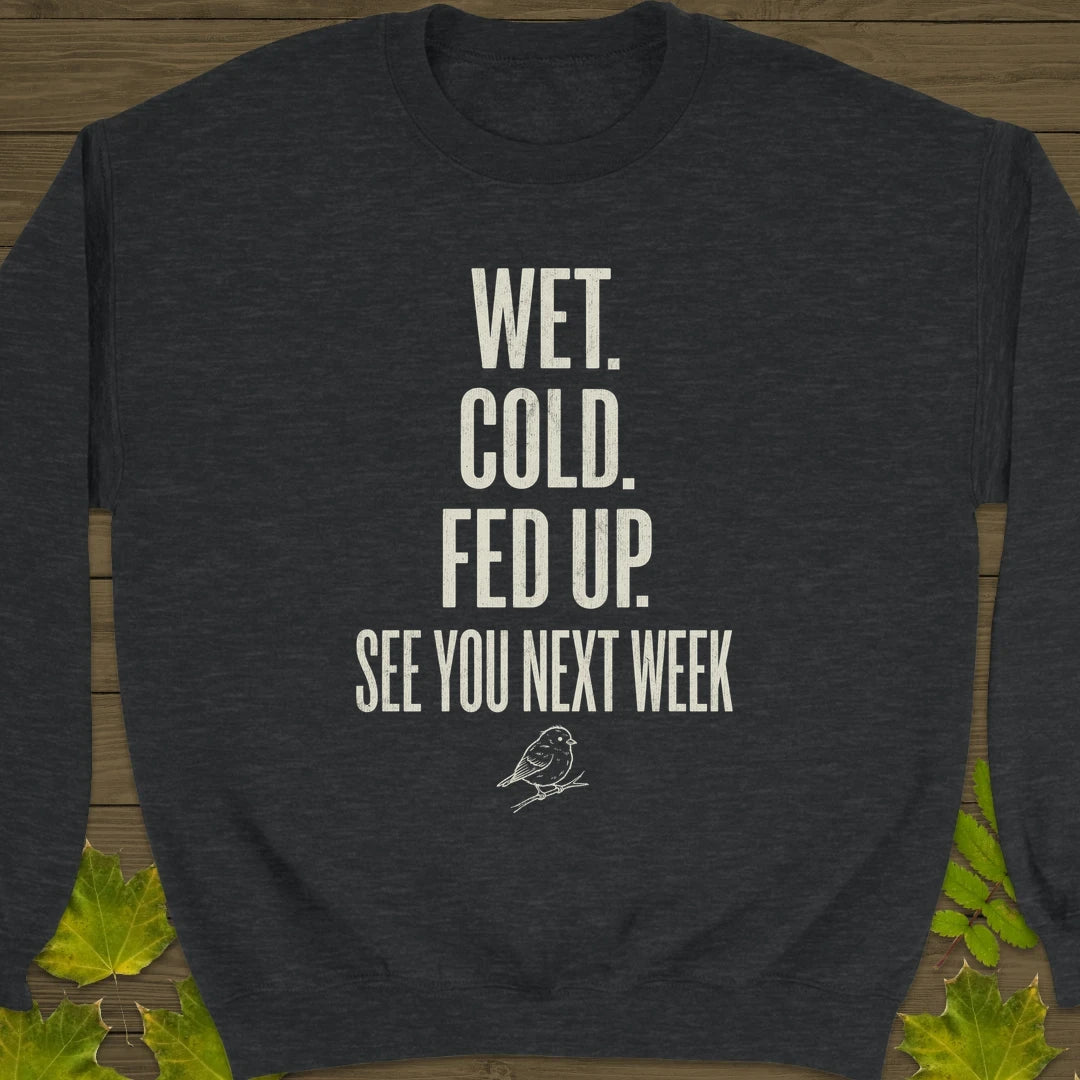 Fed Up Sweatshirt in Dark Heather
