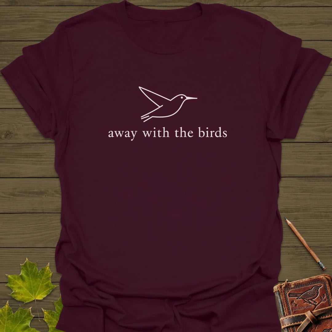 Flight Escape T-Shirt Maroon