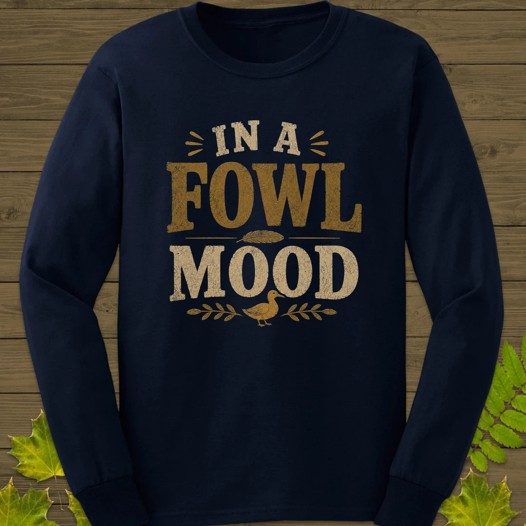 Fowl Mood Long Sleeve Navy