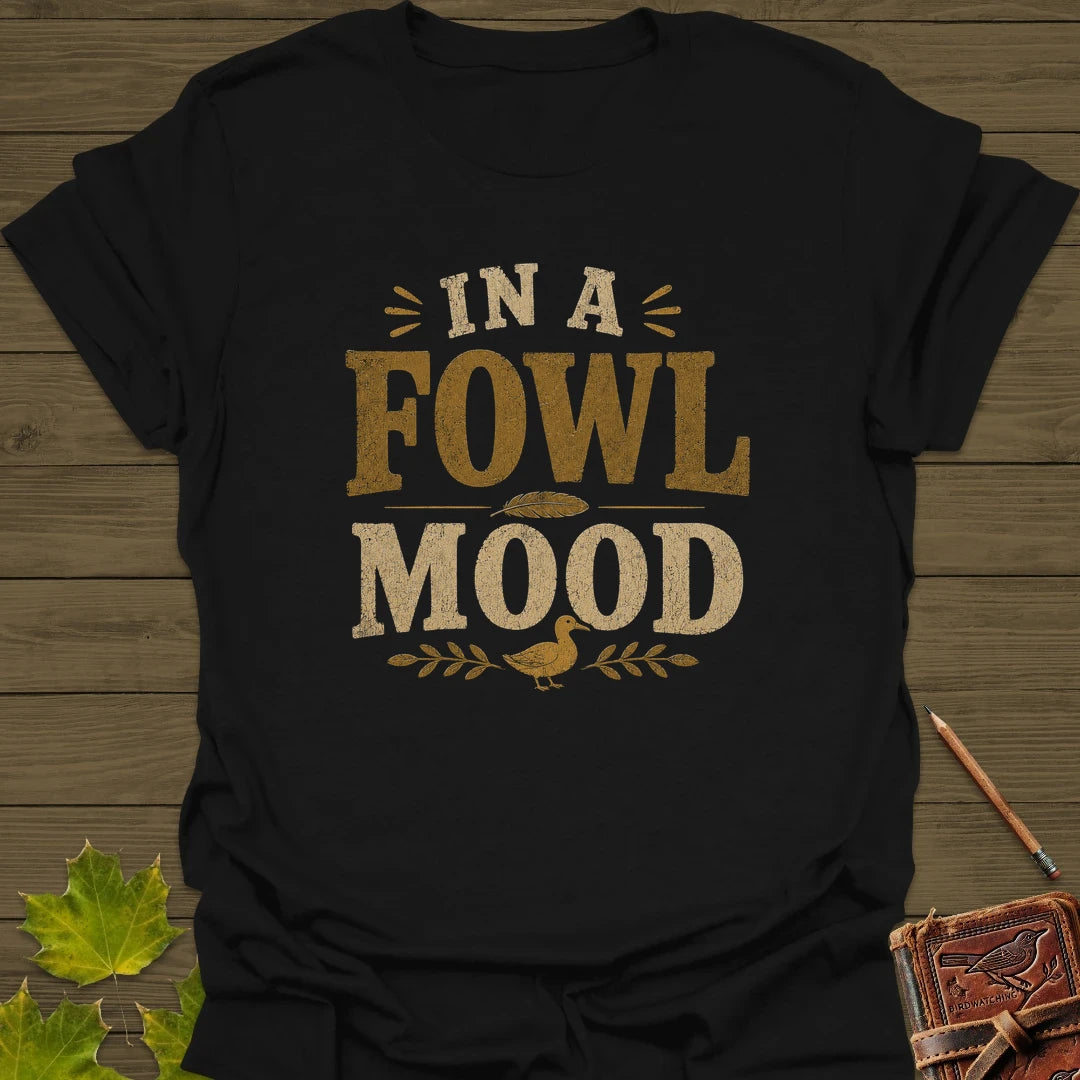 Fowl Mood T-Shirt Black