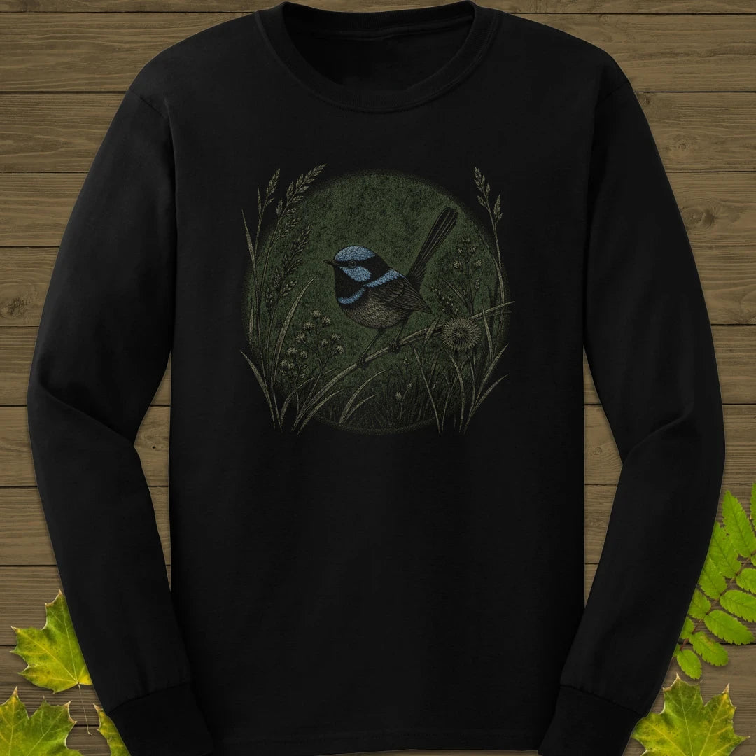 Grassland Fairywren Long Sleeve Black