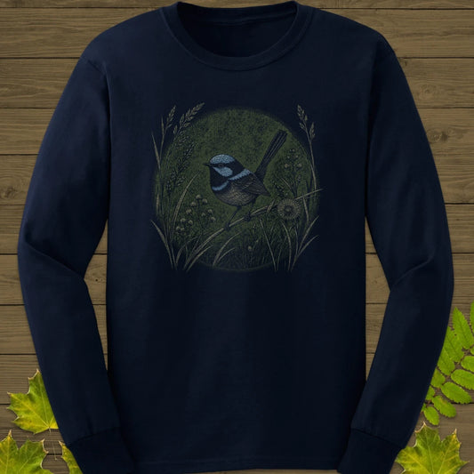 Grassland Fairywren Long Sleeve Navy