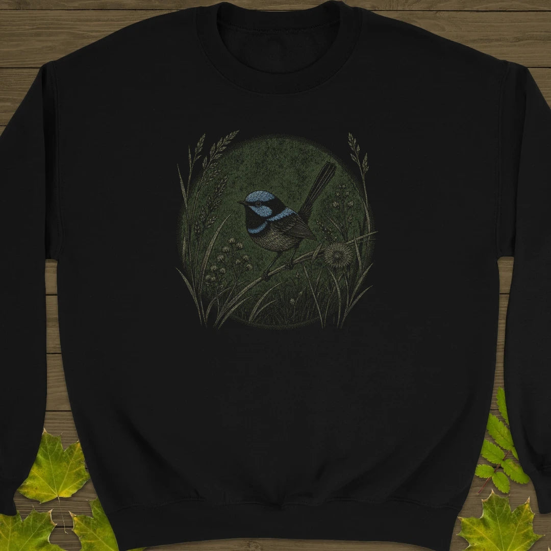 Grassland Fairywren Sweatshirt Black
