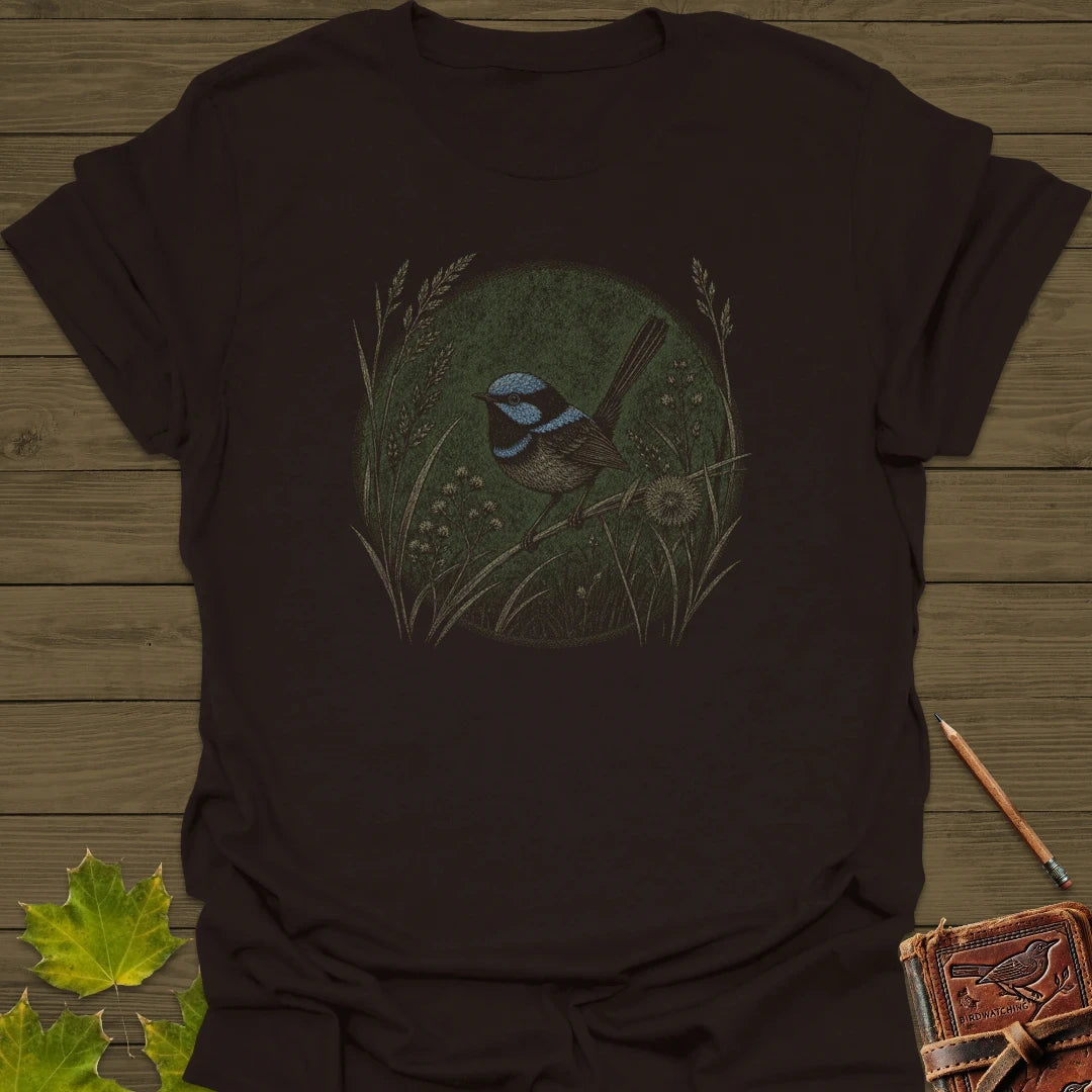 Grassland Fairywren T-Shirt Dark Chocolate